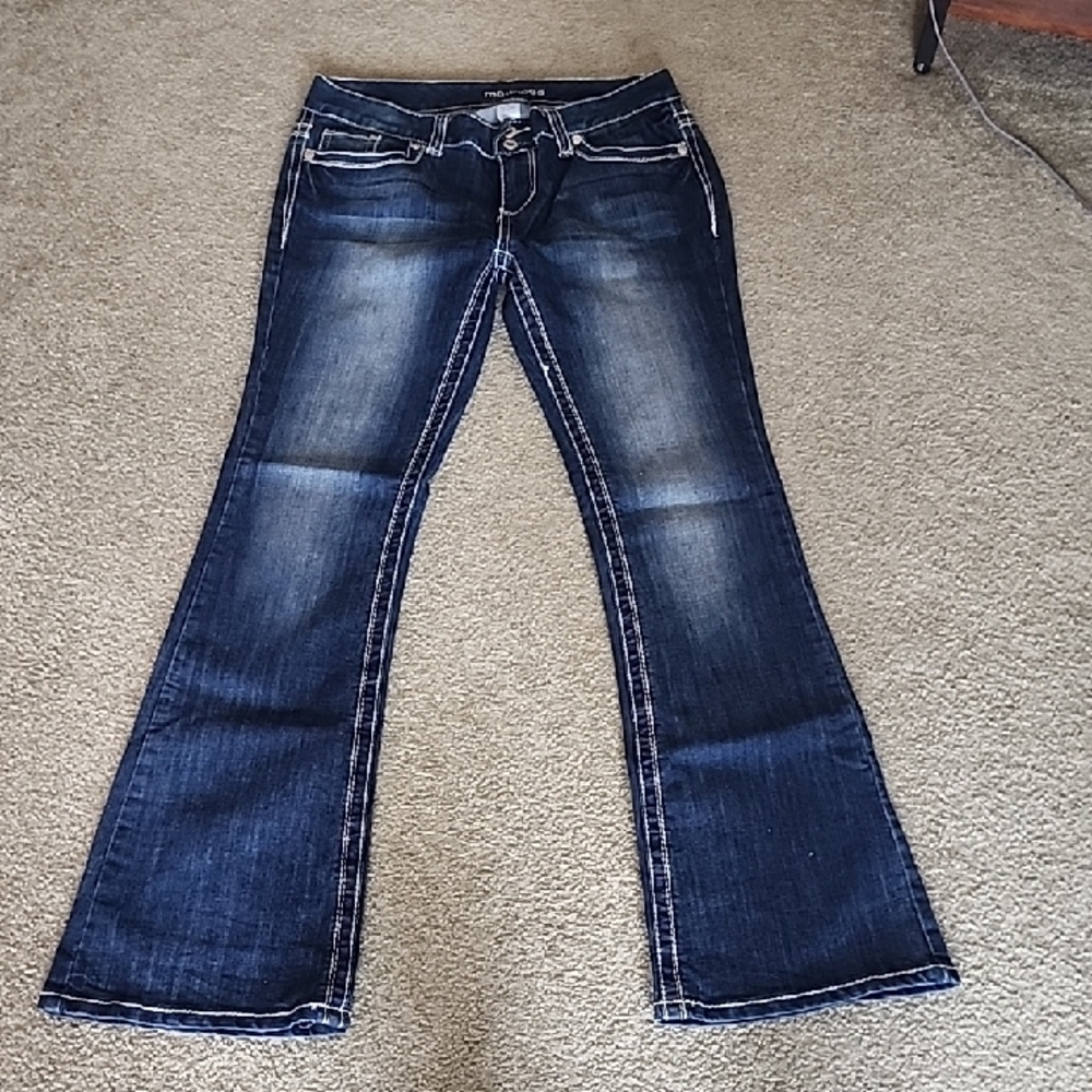 Maurices Dark Blue Flare Jeans